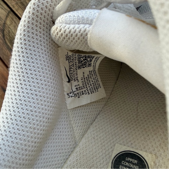 Nike Women's White and Leopard Print Sneakers - Picture 4 of 4